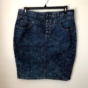 Denim Mini Skirt